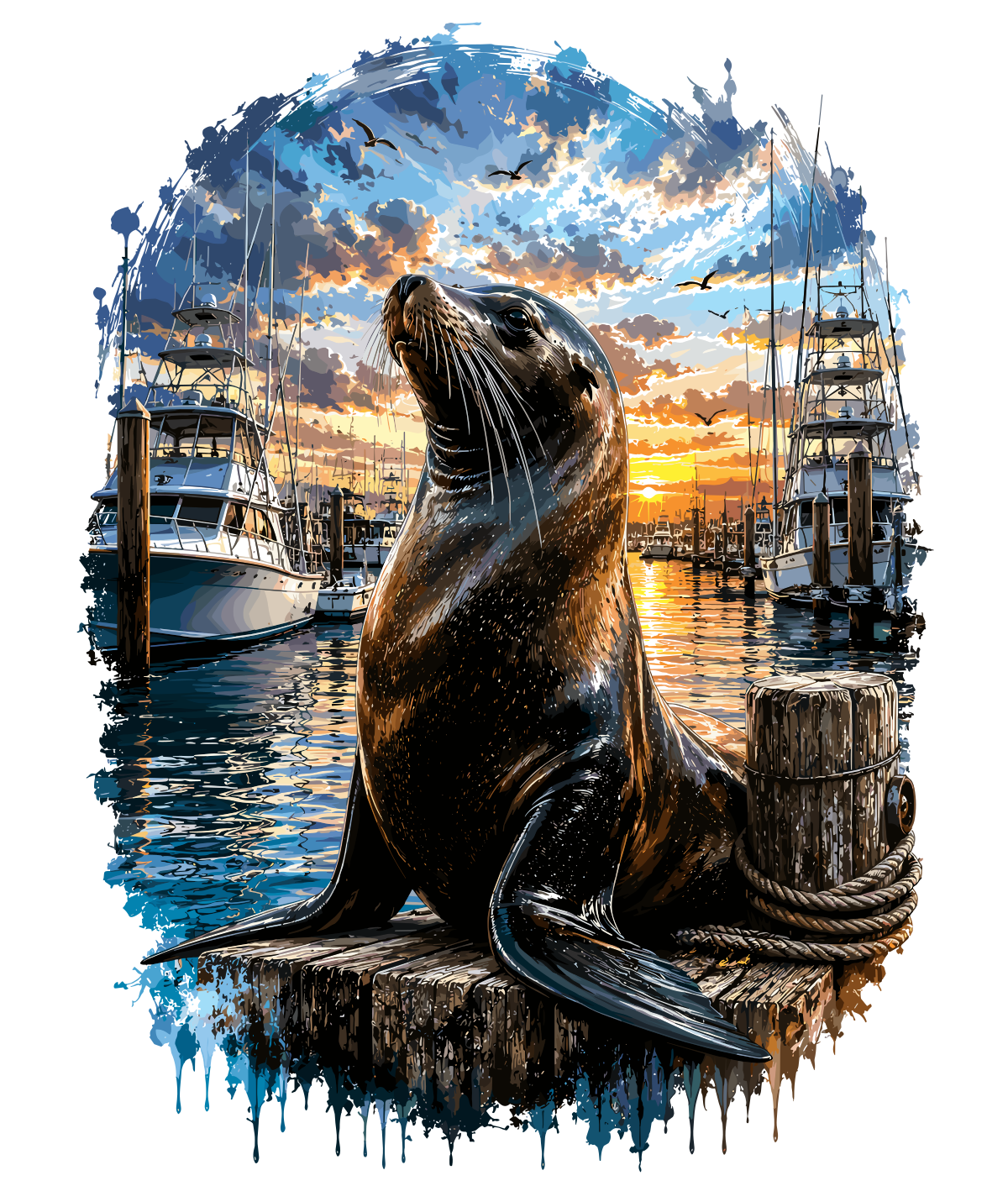 Navy SEAL tribute design with patriotic military imagery